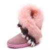 Fashion Winter Warm Snow Boots for Women, Fashionable and Comfortable Flat-soled Plush Thickened Short Boots, Soft Non-slip Ankle Boots