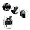 Metal Garden Stake Custom Dog Memorial Grave Marker Personalized Pet Sign Outdoor Remembrance Sympathy Gift