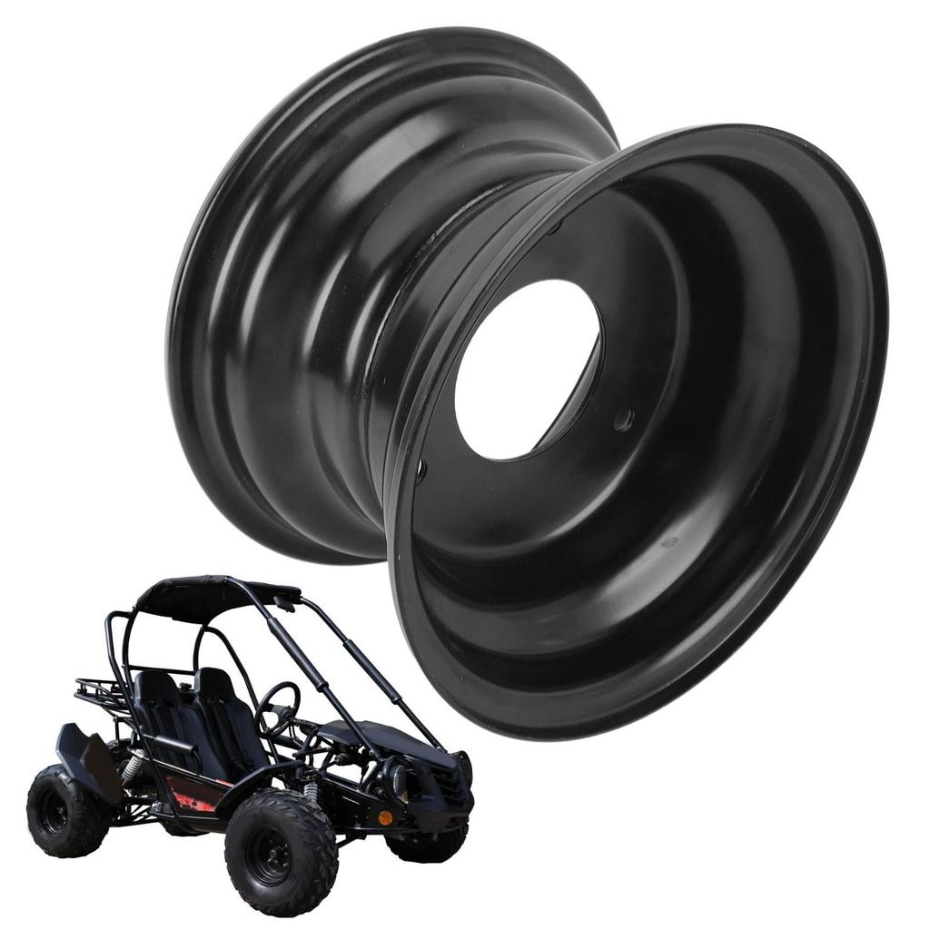145/70-6 Go Kart Wheel Rim, 3 Hole 6" Aluminum Alloy Wheel Hub Rim, For