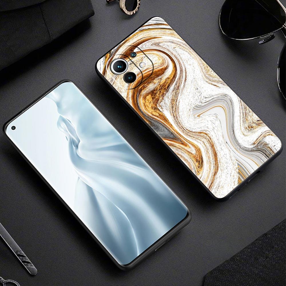 Vintage Marble Phone Case Cover for Xiaomi Mi 17 15 14 13 12 11 Ultra 15T 14T 13T 12T 11T Pro Lite 5G Soft TPU Shell Fundas Bags