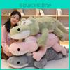 Large Alligator Plush Toy Stuffed Animal With Pp Cotton Filling For Bedroom Decor