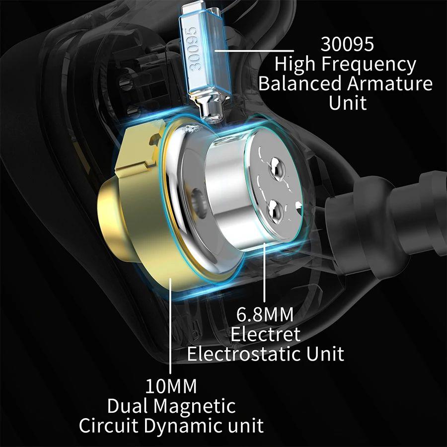 KZ ZEX Pro Headphones Wired In-ear