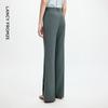 Langzi Retro High-Waist Flared Casual Pants