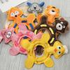 Bite Resistant Rope Knot Dog Toys Duck/Frog Shape Dog Flying Disc Toy  for Relieve Boredom