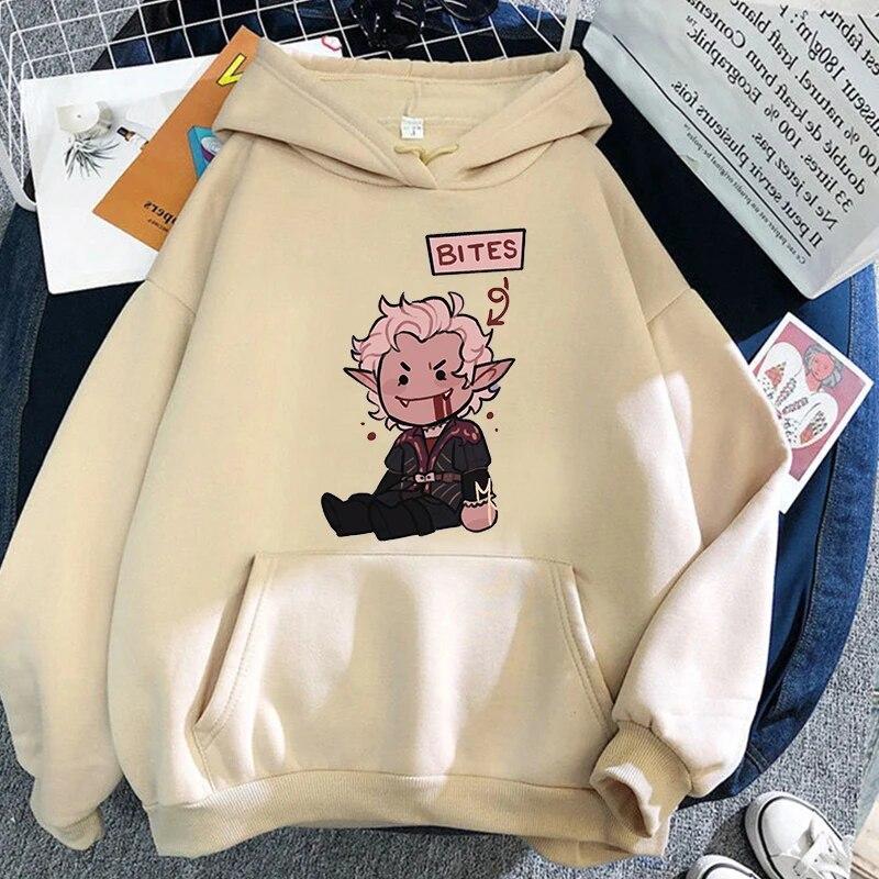 Astarion Bites толстовки для женщин/девочек укороченные топы свободные игры унисекс — фото 3