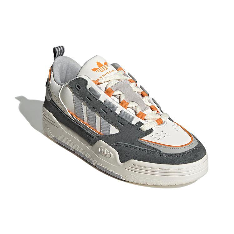 Adidas Originals Adi2000 Leather Retro Slip-Resistant Shock Absorbing Low-Top Skate Shoes Unisex Sneakers White Gray GX2164