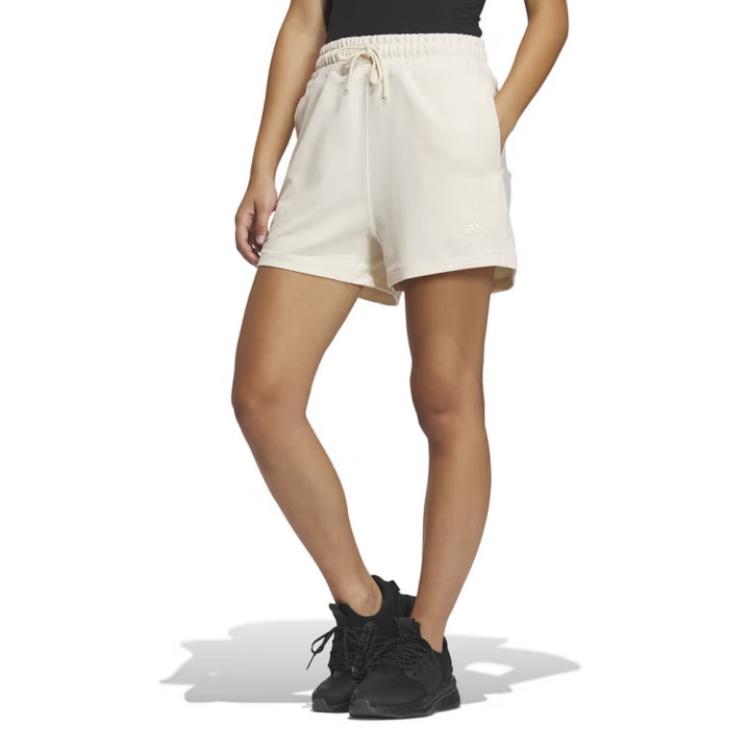 adidas SS24 Pure Comfort Outdoor Casual Shorts Women Bottoms Milk-White IM8866