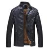 Winter Men's Velvet Warm Leather Pu Leather Jacket Coat