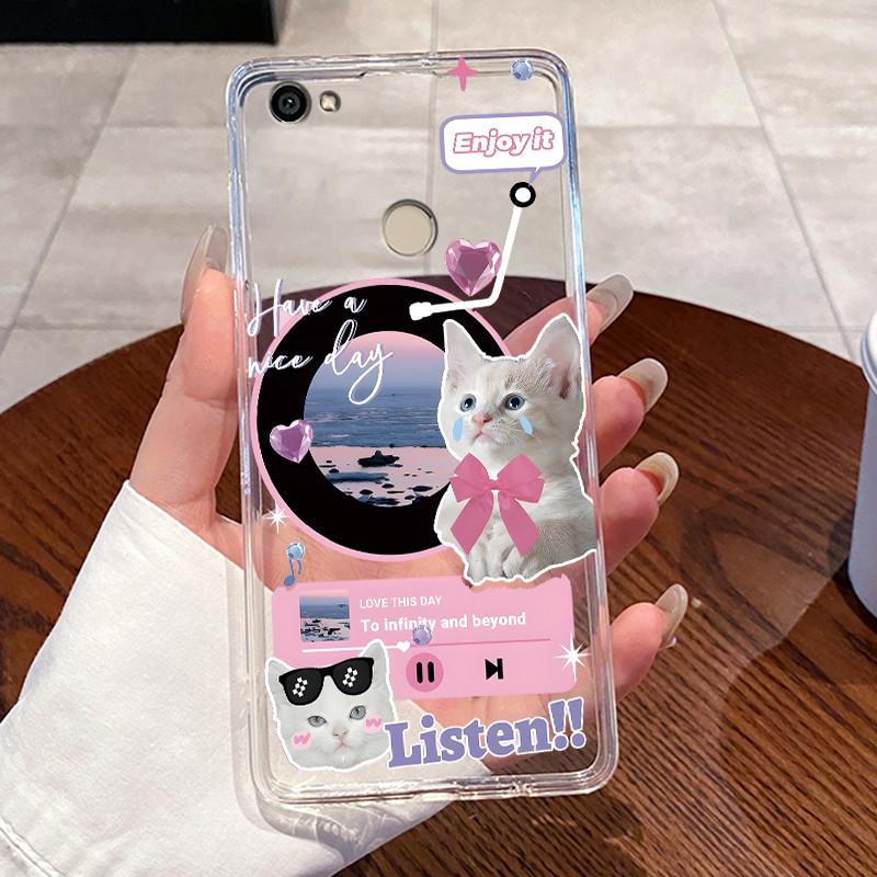 Casing For Xiaomi Redmi Note 5A Prime Capa Coque Clear Silicone Jelly Soft TPU Back Cover Cute Rabbit Cat Dinasaur Phone Case
