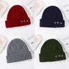Knit Hat For Men Women Fall Winter Acrylic Warm Windproof Outdoor Sports Fashion Accessory