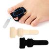 Adjustable Hammer Toe Splint with Aluminum Support Plate for Toe Alignment and Protection Soft Fabric Wrap for Foot Comfort and Correction