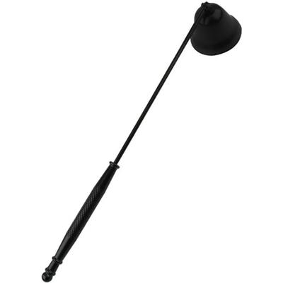 Stainless Steel Candle Extinguisher Anti-Slip Bell Shape Cover Candle Stopper Wick Snuffer with Long Handle