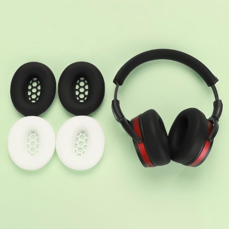 1Set Ear Pad Headbands Cover for HD450BT OverEar Headphones Elastics Earpads Silicone Cushions