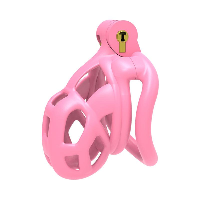 A and B Generations of Snake pink Breathable Chastity Lock for Men to Prevent Detachment Adult Erotic Toy