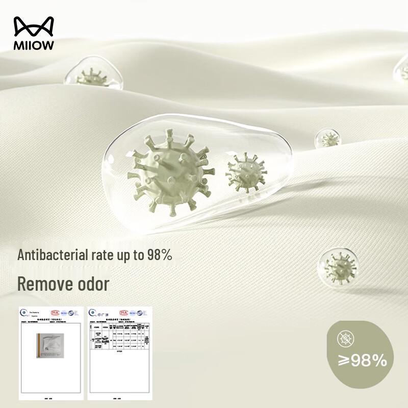 MaoRen Women's 10A Antibacterial Breathable Pure Cotton Mid-Rise Briefs