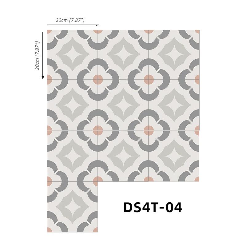 Home Decoration Anti-Skid Floor Sticker Self-Adhesive Removable Adhesive Frosted Tile Sticker Wall Sticker Bathroom Waterproof Tile Sticker