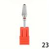 1 Pc Tungsten Carbid Nail Drill Bits Electric Manicure Drill Accessory Milling Cutters for Nail Gel Polish Remover Nail Tools