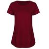 2026 Summer Women's Solid Color T-Shirt New Short Sleeve Button Round Neck Top