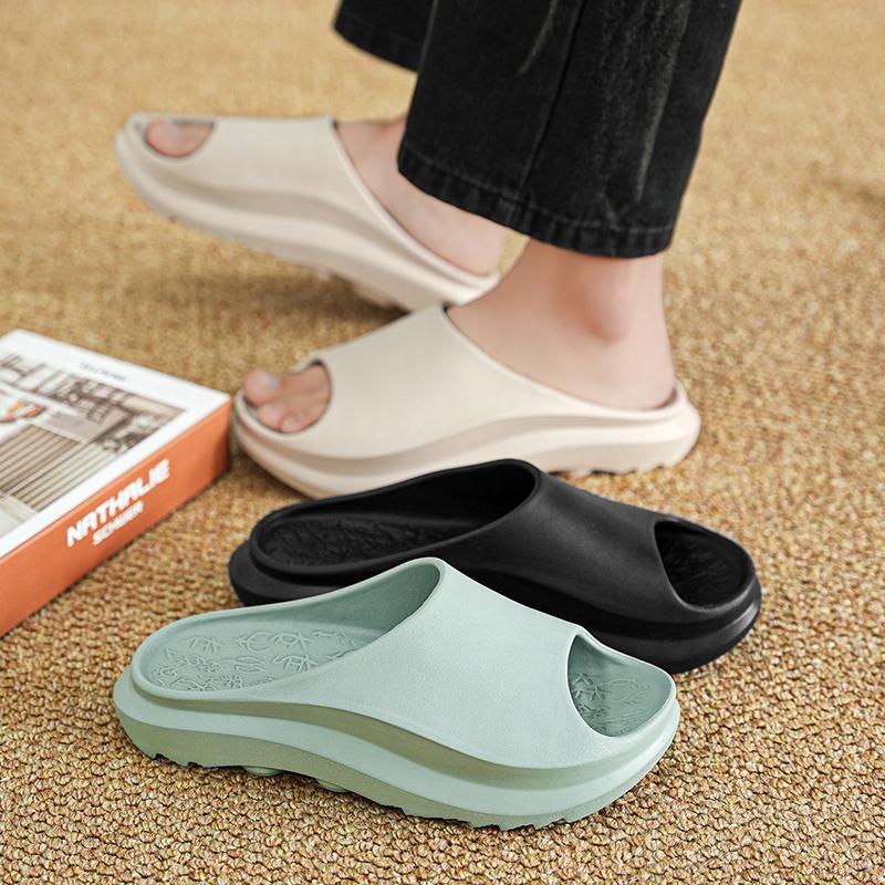 Men Beach Slippers Couple Shoes Men Summer Slippers Outdoor Beach Sandals Women Soft Non-slip Slippers Indoor Shower Flip Flops
