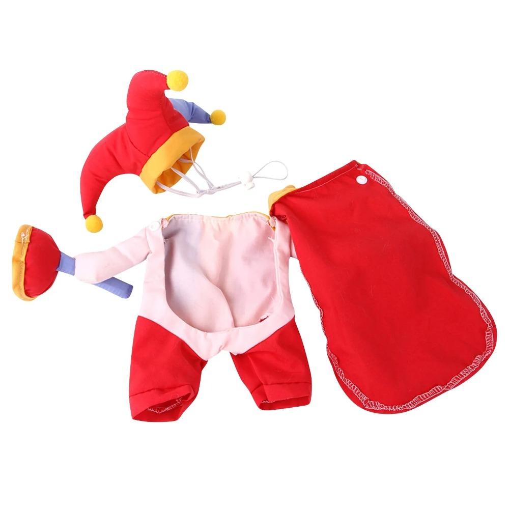 Clown Pet Halloween Cosplay Christmas Funny Outfits Clothes New Dress Hoodie for Puppy Dogs