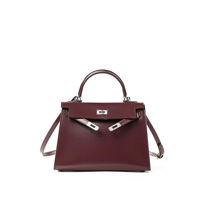 High End Verze Taška Druhá generace Vzor BOX Hovězí kůže Mini Kabelka Nová High-end Kůže Dámská Crossbody Taška