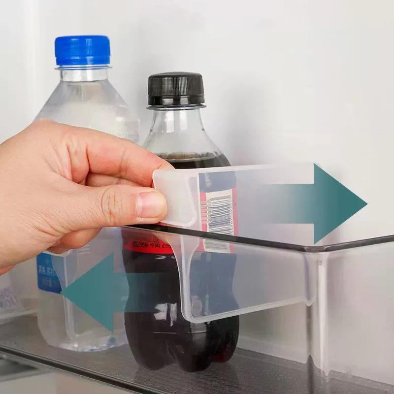 10pcs Refrigerator Storage Partition Board Fridge Kitchen Organizer Home Divider Storage Splint Kitchen Bottle Can Shelf Rack