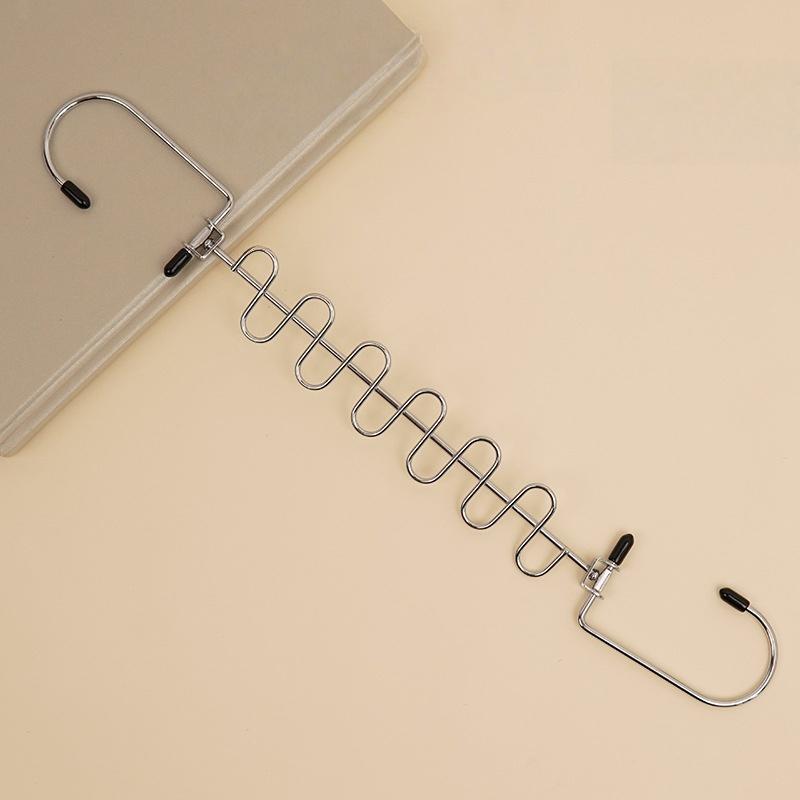 12-Hook Clothes Hangers with Rotatable Hooks Double Sided Durable Metal Hanger for Clothes Closet Laundry Room Space Saving Storage Organization