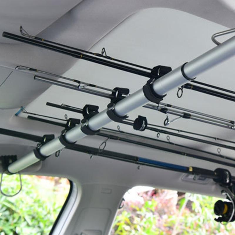 2Pcs Car Fishing Rod Strap Adjustable Fishing Rod Fixed Ties for Fishing Gear Equipment Rod Fixed Belt