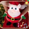 Snowman Glowing Elk Santa Claus Plush Toy Cartoon Stuffed Doll Decoration Gift