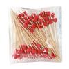 Pack Of 100 User Friendly Bamboos Skewers Camping Utensils For Cocktails Fruit Decorations Wedding Parties Supplies