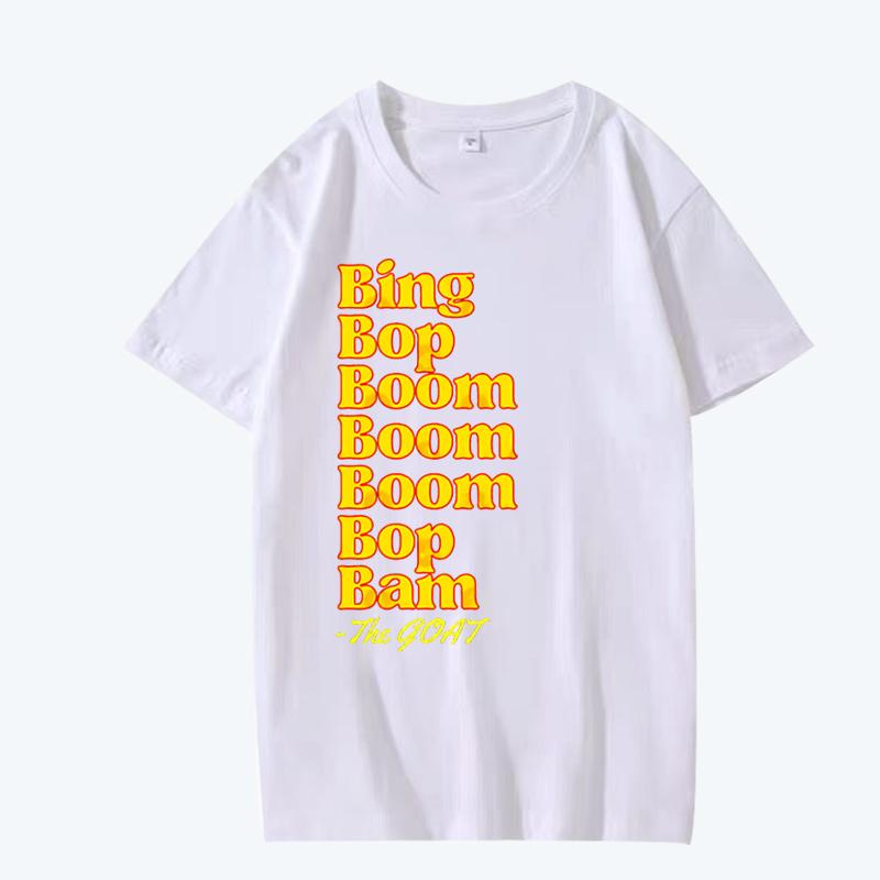 Kendrick Lamar GNX - Bing Bop Boom Camiseta masculina feminina Oversized 100% Algodão manga curta Estampa de verão Unissex sizetops