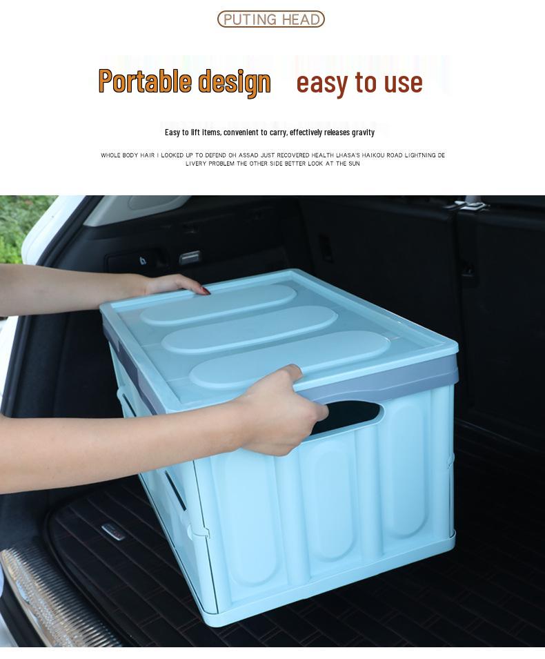 Multifunctional Folding Storage Box: Compact Camping Wardrobe & Household Organizer