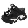 Summer Women Slippers Flip-Flops Ladies Beach Bling Chunky Shoes Wedge Heels Outside Sandals Woman High Platform Slippers 10.5CM