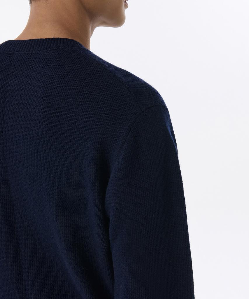Musinsa Standard Essential Crew Neck Knit [Navy]