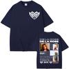 Singer Dela Rose Album Tour 2025 Cover Tshirts Unisex Women Clothing Harajuku Retro T Shirt 100 Cotton High Quality Tshirt Tops