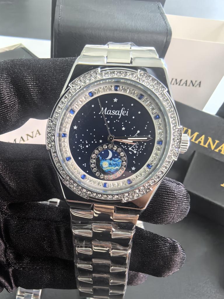 Constellation Theme Style Quartz Watch for Unisex