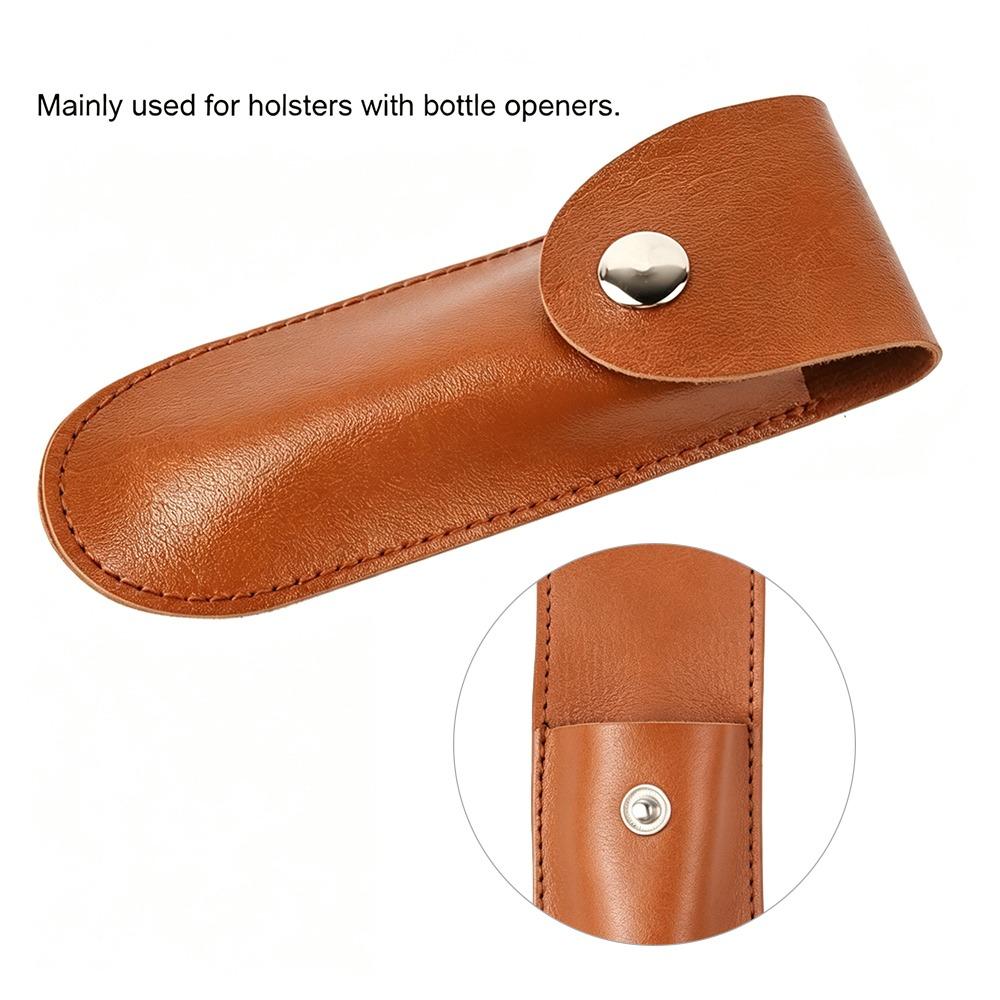 Pouch Bag Design Bottle Opener Leather Case PU Leather Bottle Opener Sheath Wine Tool Pouch Home
