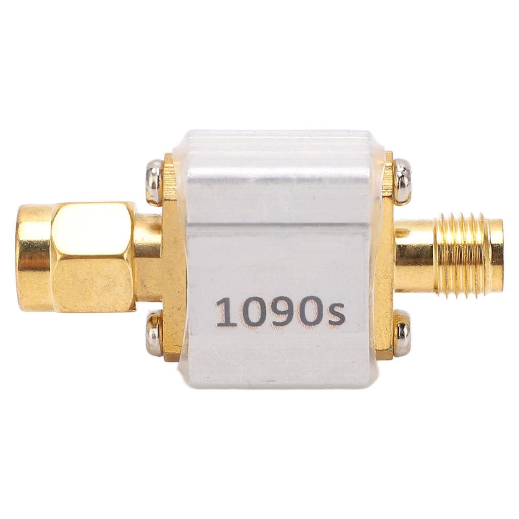 1090MHz Bandpass Filter 50Ohms Impedance Aluminum Alloy SAW Bandpass Filter Replacement