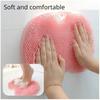 Silikon-Massage-Duschmatte, rutschfeste Wasch-Fußpolster, Fußpeeling, Badezimmer-Rub-Rückenbürste mit Saugnapf, Bade-Massage-Bürsten-Pad