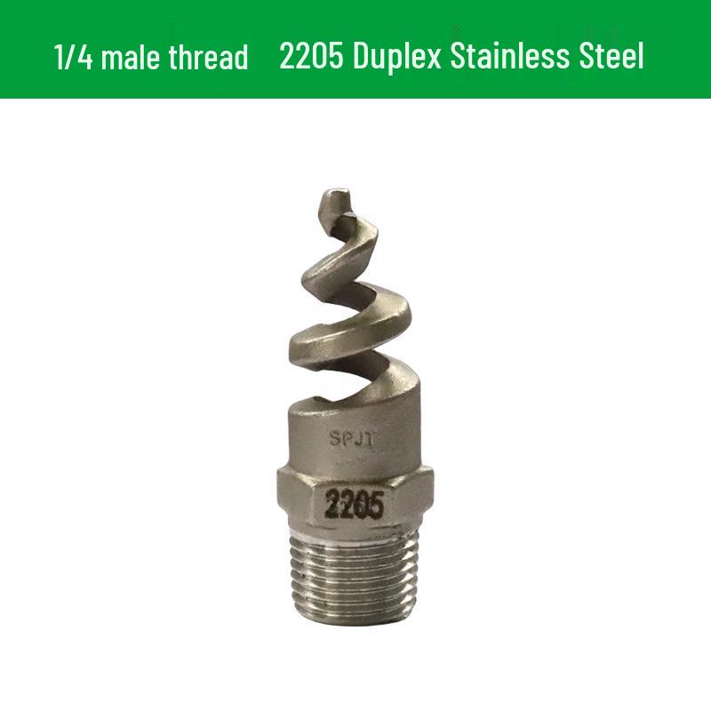 Stainless Steel Anti-Clog Spiral Spray Nozzle for Cooling Tower & Fire Protection