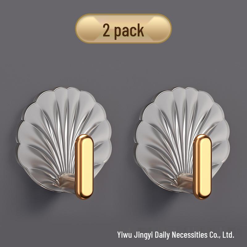 Seamless Adhesive Photo Frame Wall Hooks - No-Drill, Nail-Free Installation on Tile Walls