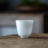 Thin Tire Kung Fu Tea Cup Ceramic Whiteware Single Cup Ceramic Teacup Master Cup Tea Set Small Tea Bowl Ceramic Teacups