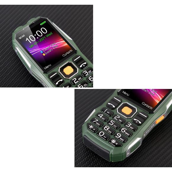 Unlocked Shockproof Senior Phone Big Battery Powerbank Large Key Durable 3 Sims Loud Voice Speed Dial Strong Torch For Elderly