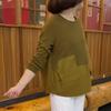 2024 Trendy Long-Sleeved Blouse for Middle-Aged Women - Spring & Autumn Style