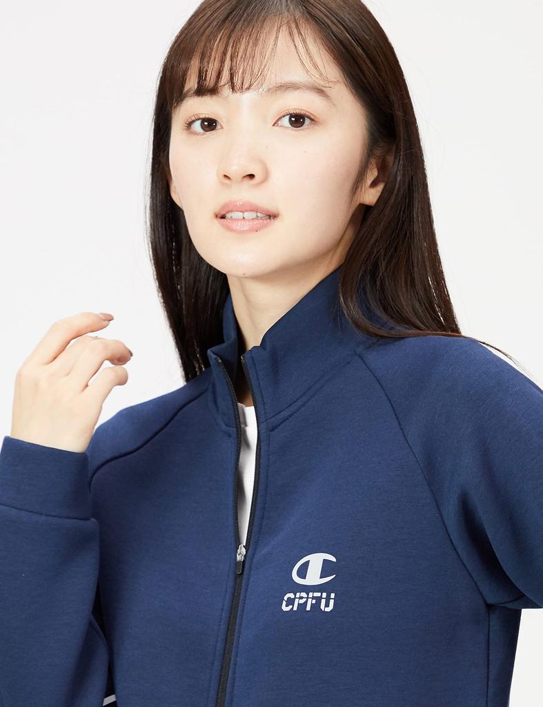 Champion CPFU Jacket Dark Size L Size Wrap-Air (CW-QS010), Women's, Blue, (Japan L)