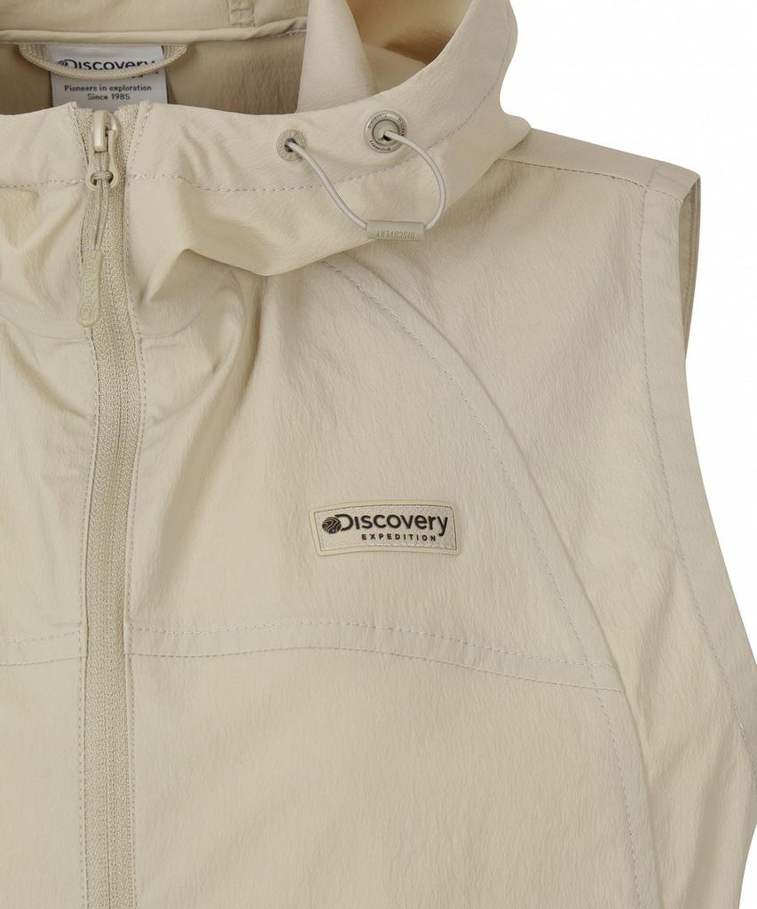 Discovery Expedition Women'S Freshvent Lightweight Woven Training Hooded Vest (Beige2)