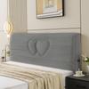 All-inclusive  Plush Quilted Headboard Cover Thick Velvet Bed Head Cover Bed Backrest Dustproof Soft Bedside Protector Cover