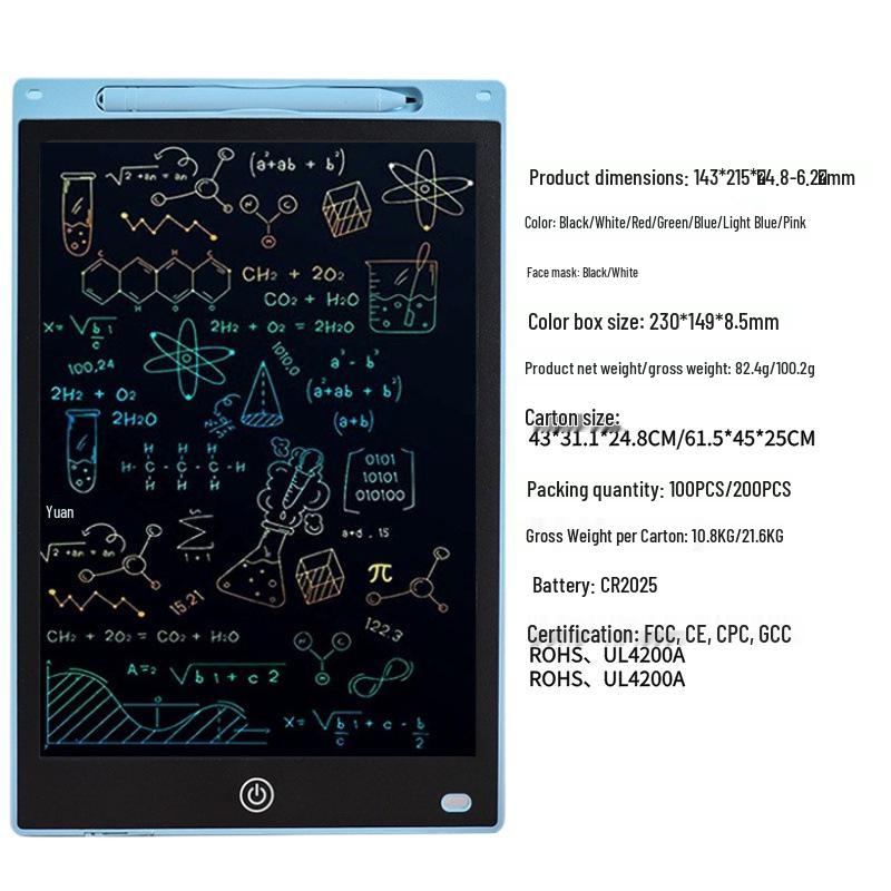 LCD Kids' Erasable Doodle & Drawing Board