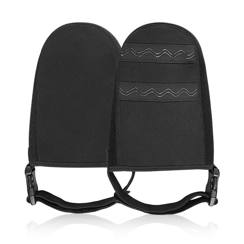 Adjustable Anti-Slip Shock Absorption Half-Foot Sleeve One Size чёрный
