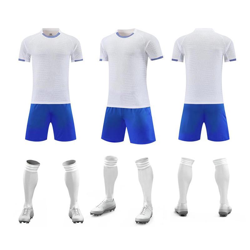 Breathable Sweat-Wicking Football Kit: Personalized Adult & Child Jersey Set for Match & Training